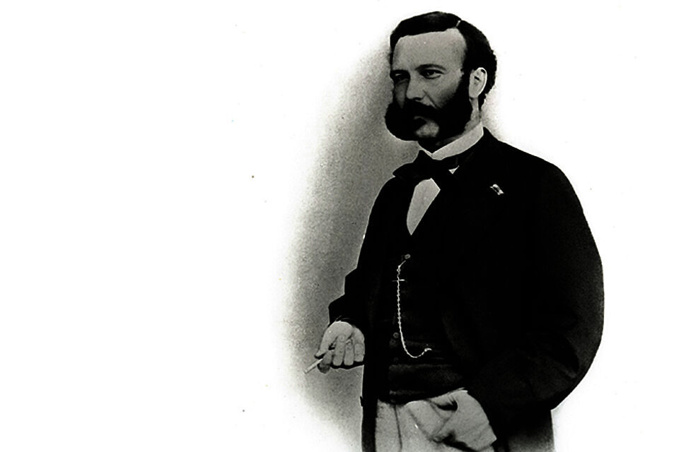 Foto: Portrait von Henry Dunant - Gründer des Roten Kreuzes